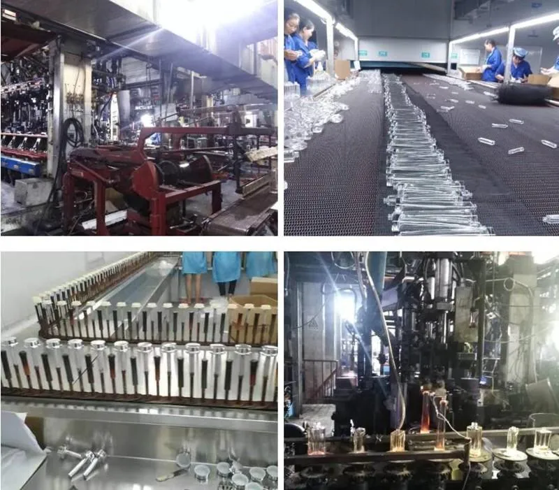 Glass perfume bottle factory
