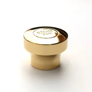 Luxus fém parfüm sapka